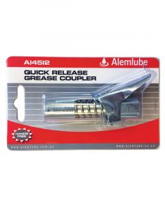 Alemlube Quick Release Grease Gun Coupler. 1/8" Bspt(f) thread 90mm 