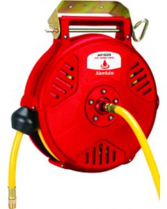 Alemlube Plastic Air Hose Reel 6mm x 9m. Inlet/Outlet: 1/4" Bspm 