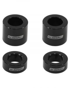 Aeroflow Billet Bolt Spacers M6 1/4 Black Pack Of 4
