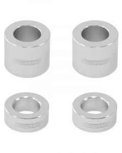 Aeroflow Billet Bolt Spacers M8 5/16 Silver Pack Of 4