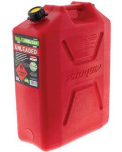 Hulk 4x4 Fast Flow Plastic Fuel Can Unleaded Red 20 Litres