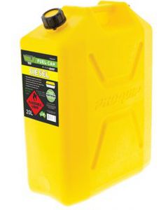 Hulk 4x4 Fast Flow Plastic Fuel Can Diesel Yellow 20 Litres