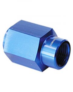 Aeroflow Fuel Pressure Gauge Adapter -4 Female to 1/8" NPT Blue