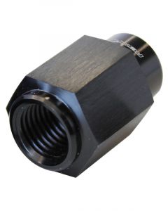 Aeroflow Fuel Pressure Gauge Adapter -4 Female to 1/8" NPT Black