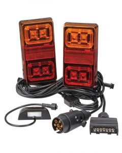 Narva 12V Model 35 LED Plug & Play Trailer Lamp Kit Rectangular Lamps