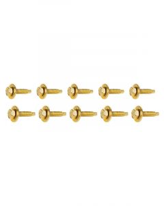 Allstar Body Bolt Kit 1/4-20" 1-1/8" Long Hex Head Cadmium Pack 10