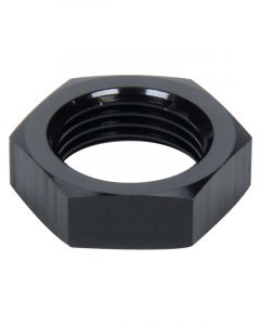 Allstar Bulkhead Fitting Nut 12 AN Aluminum Black Anodize