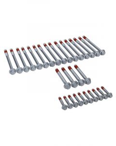 Allstar Cylinder Head Bolt Kit Hex Head Zinc GM LS-Series Kit