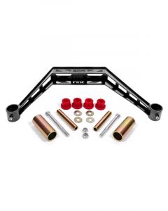 BMR Transmission Crossmember Bolt-On Black Paint T400 T56 For Ford