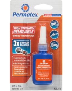 Permatex Thread Locker Orange High Strength 10 ml Bottle