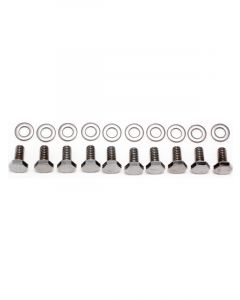 Trans-Dapt Timing Cover Bolt Kit Hex Head Washers Included Chrome
