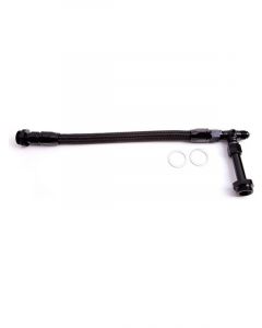 Aeroflow Carburettor Inlet Rail Kit -6AN Black For Holley Dual Line AF160-06BLK