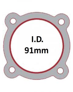Aunger 3 1/2" 4 Bolt Exhaust Gasket