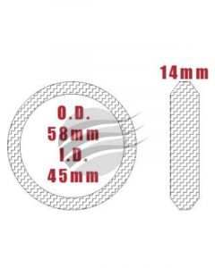 Aunger Exhaust Gasket - 45mm Wiremesh Mica Gasket