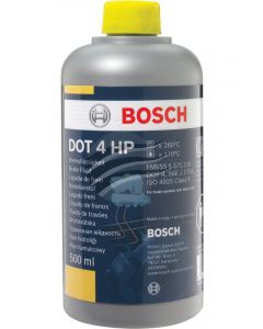 Bosch DOT 4 HP Brake Fluid 500ml - Amber Red