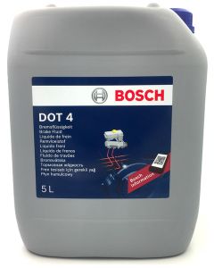 Bosch DOT 4 Brake Fluid 5 Litre - Amber Red