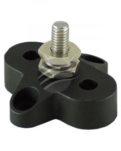 Jaylec Small Base Single Power Post M6 Black 45.3 X 43 X 32.5mm