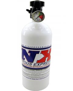 NX Express 10lb Bottle with Lightning 500 Valve with Gauge