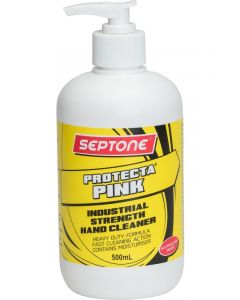 Septone Protecta Pink Hand Cleaner Heavy Duty Pump Pack 500ml