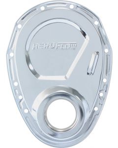 Aeroflow Chrome Timing Cover Suit SB Chev