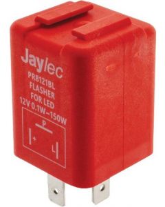 Jaylec Electronic LED Flasher Relay 12 Volts, 3 Pin, Max 30 Watts