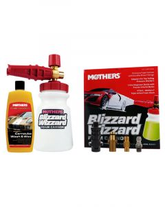Mothers Blizzard Wizard Foam Cannon + Carnauba Wash