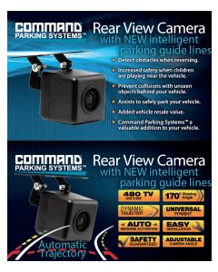 Command Go Box Style Reversing Camera with Auto Trajectory Lines