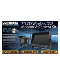 Command Go 7 Inch Heavy Duty Wireless LCD DVR Monitor with Camera