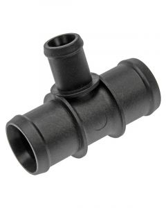 Dorman Heater Hose Connector Tee Plastic Black