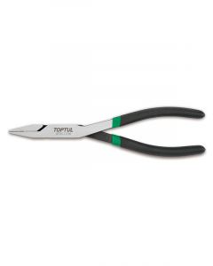 Toptul Heavy Duty Flat Nose Duck Bill Pliers Serrated 8"