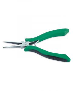 Toptul Electronics Needle Nose Pliers Half Round Jaw Smooth Spring 6"