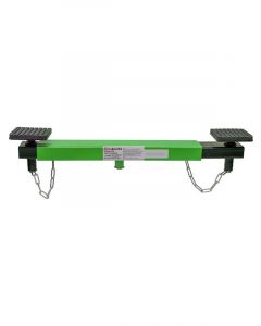 OEM Tools Steel/Rubber Floor Jack Crossbeam - Black/Green