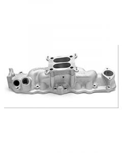 Edelbrock Intake Manifold Dual Plane Aluminium Natural 4-Barrel Square Bo…