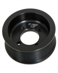 Edelbrock Supercharger Pulley E-Force Enforcer Aluminium Black Serpentin…