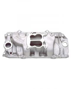 Edelbrock Intake Manifold Performer Dual Plane Aluminium Natural Spread B…