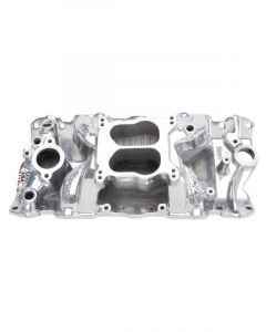 Edelbrock Intake Manifold Performer Air-Gap Dual Plane Aluminium Polishe…