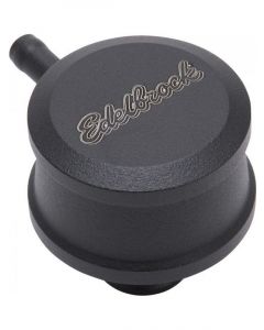 Edelbrock Valve Cover Breather Billet Aluminium Round Black Powdercoated …