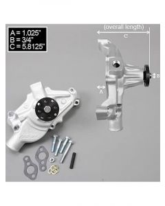 Edelbrock Water Pump Victor Series Mechanical Short High-Volume Aluminium…