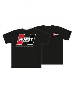 Hurst T-Shirt Short Sleeve Cotton Hurst Logo Black Men's Small