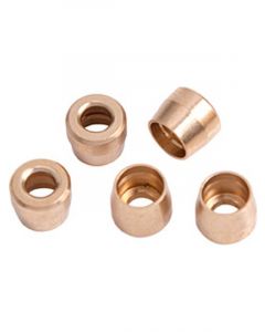 Aeroflow PTFE Hose Brass Olive Inserts -20AN, 5 Pack