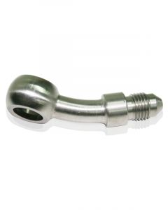 Aeroflow Stainless Steel 20 Degree 10mm (3/8") Banjo to -3AN Fitting