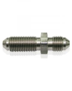 Aeroflow Straight Stainless Steel Bulkhead -4AN