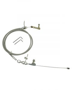 Proflow Automatic Transmission Braided Stainless Kickdown Kit Carbu