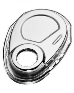 Proform Timing Chain Cover Chrome Steel Fit For SB Chevy 69-91 Crankshaft Seal