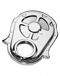 Proform Engine Timing Chain Cover Chrome Steel For BB Chevy Crankshaft Seal