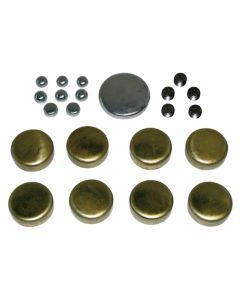 Proform Brass Freeze Plug Kit For Small Block Chevy 283-350 Engines All Sizes