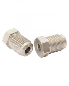 Aeroflow S/Steel Inverted Flare Tube Nut M12 -1.0mm to 3/16" Hard Line