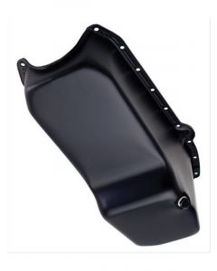 RTS Oil Pan Sump Steel Black Finish Standard SB Chev 2-Piece Rear ma