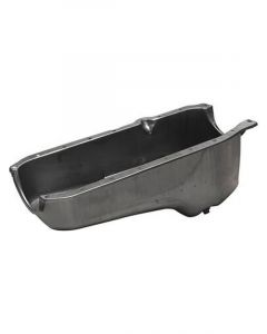 RTS Oil Pan Sump Steel Raw Finish Standard SB Chev 2-Piece Rear main