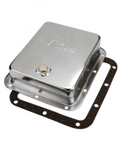 RTS Transmission Pan, Deep, Steel Chrome, For Ford C4, C10, Each